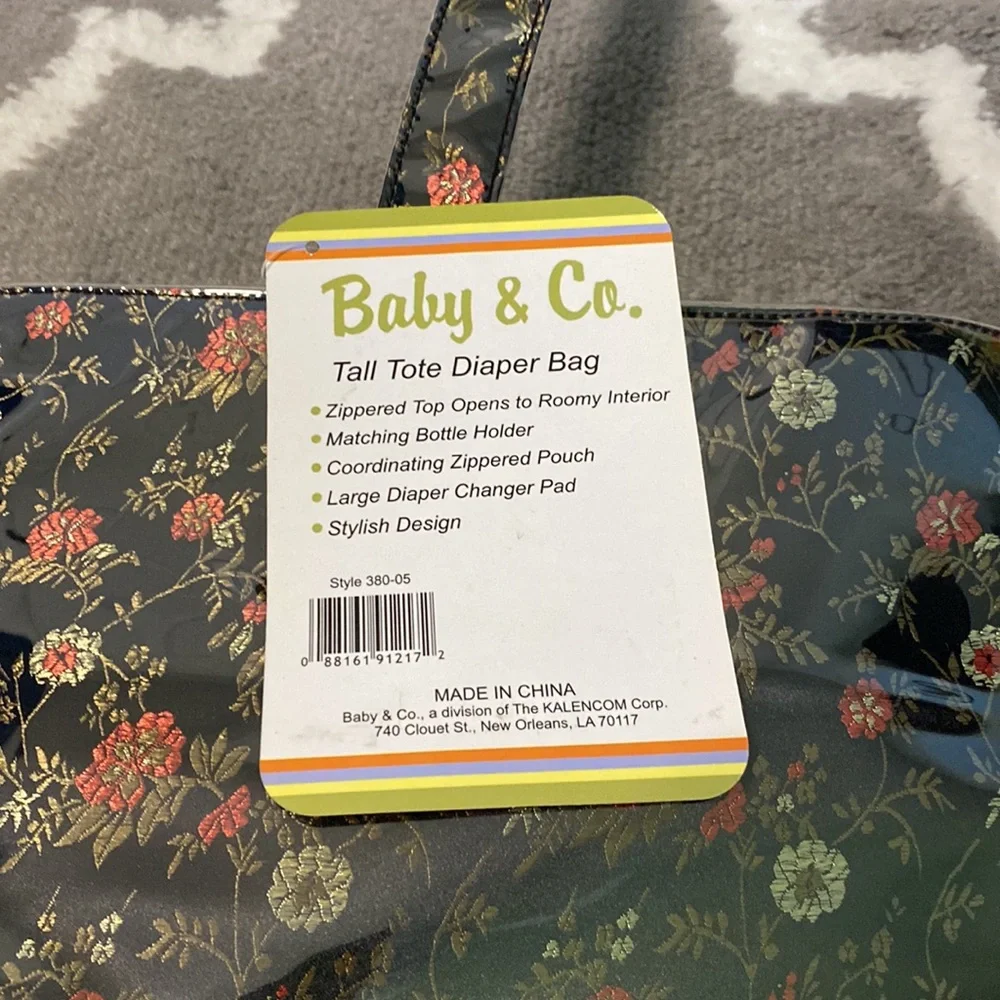 Floral Diaper Bag